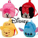 MINISO Disney Cartoon Backpack Mickey Mouse Minnie Winnie The Pooh Plush School Bag Kindergarten Child School Supplies Baby Bags - M & M Global