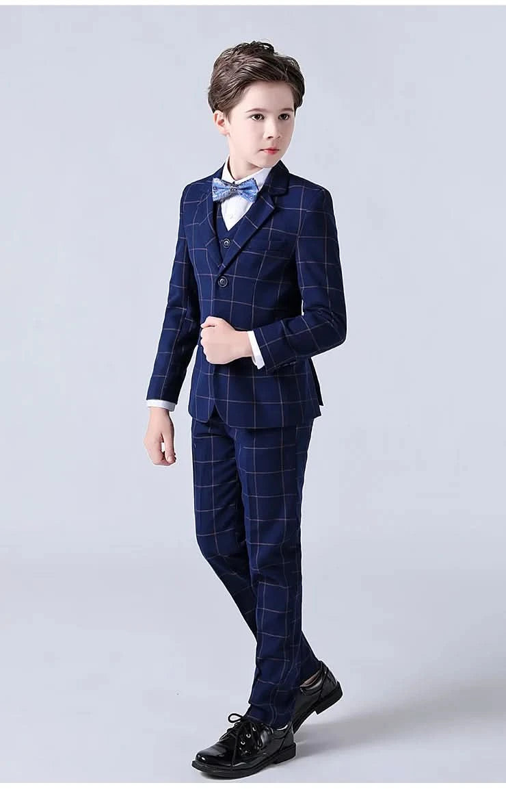 Children Boys Wedding Suit Spring Autumn 1-14 Years Teenager Kids Suits Outfits Set Formal Elegant Suits For Children - M & M Global