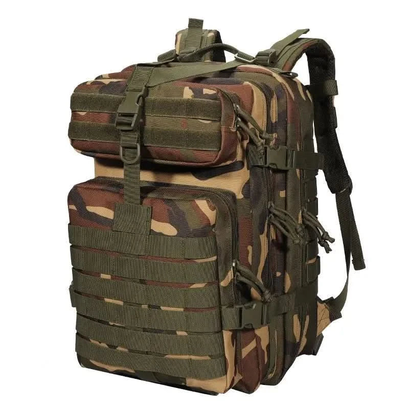 Large 3P Tactical Bag 50L Large Capacity Camo Bag Sports Outdoor Backpack Mountaineering Backpack - M & M Global