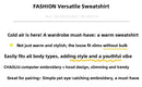 Thickened Loose Hooded Sweatshirt in Black with Embroidery Lambskin Imitation for Autumn And Winter Trendy Streetwear for Girls