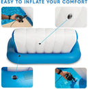 Inflatable Pool Floats Adults, Recliner Luxury Float, 2 or 3 Person, Lounger Chair with Handles, Cup and Phone Holder