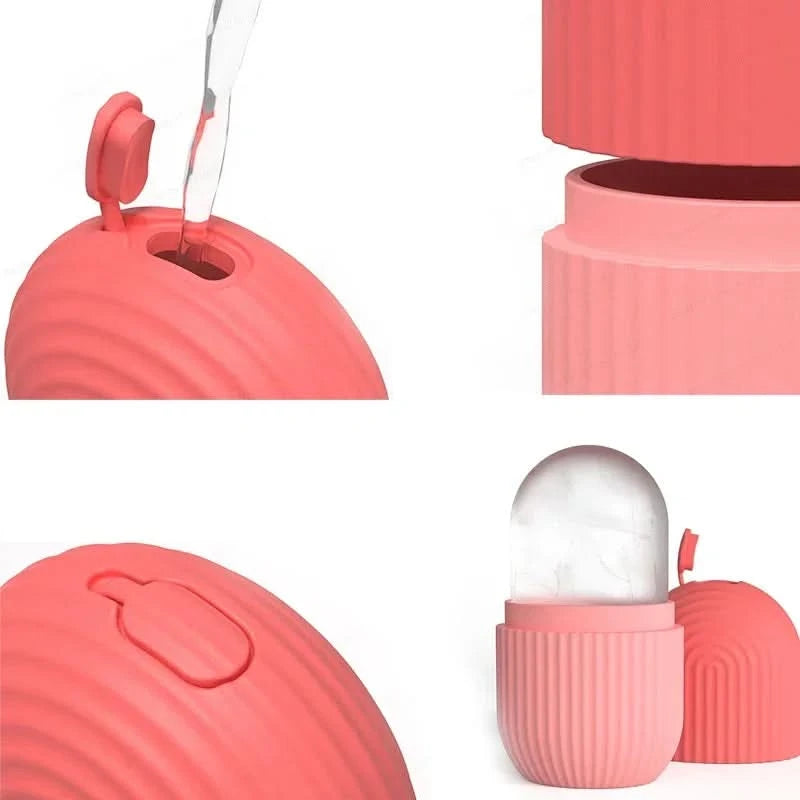 Ice Facial Roller Cube Beauty Lifting Ice Ball Face Massager Contouring Eye Roller Facial Treatment Reduce Acne Skin Care Tool - M & M Global