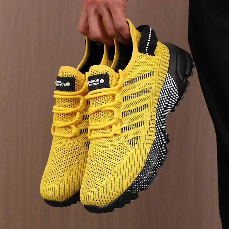 Hot Selling Men's Running Shoes Breathable Casual Non Slip Fashionable Trendy Outdoor Fitness Training Size 36-46 Sports Shoes - M & M Global