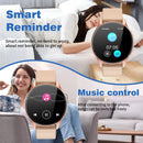 2025 new smart watch, Bluetooth call, message reminder, music playback, shutter control, weather forecast, unisex