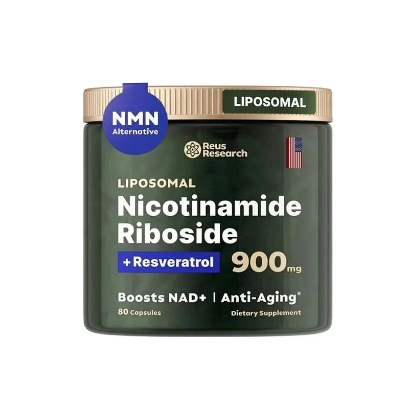 NAD+ Supplements for Anti-Aging Energy Focus and Nicotinamide Riboside Resveratrol - M & M Global