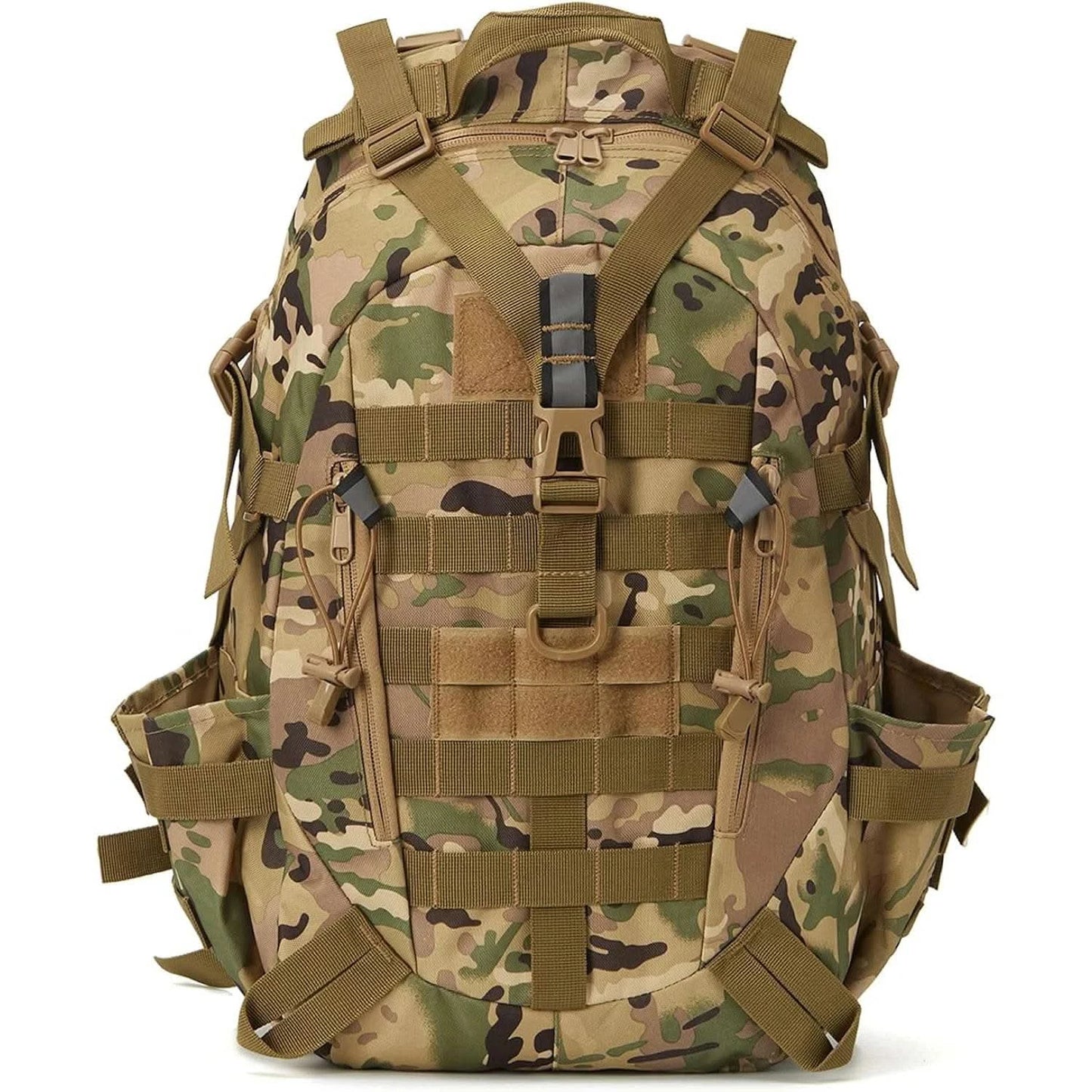 40L Tactical Backpack for Men Camping Hiking Backpacks Reflective Outdoor Travel Bags Survival Molle Climbing Rucksack Bag - M & M Global