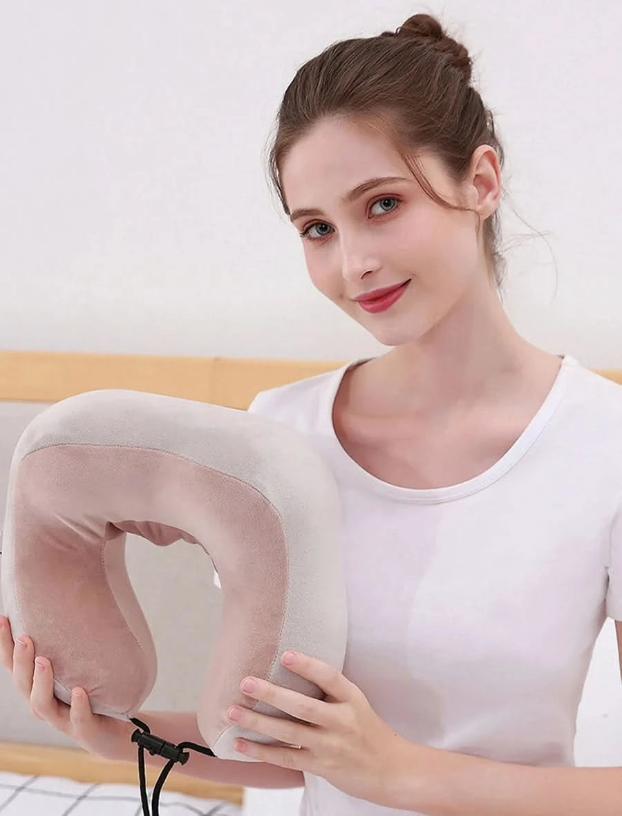 Rechargeable Neck Massager U shaped Pillow Multifunctional Portable Shoulder Cervical Massager Outdoor Home Car Relaxing Massage - M & M Global