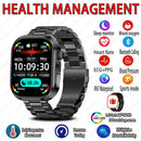 2026 New Professional ECG Monitoring Smart Watch Men Blood Pressure Blood Analysis Uric Acid BMI Body Analysis Smartwatch Women