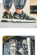 New men's trendy versatile casual sports shoes, men's thick-soled lightweight non-slip breathable trendy shoes кроссовки мужские - M & M Global