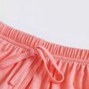 Boy Girl Breathable Bamboo-Cotton Long Pants for Children Unisex Style Elastic Waist Summer Sleepwear Kids Nightwear Trousers - M & M Global