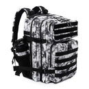 LHI 45L Tactical Backpack Waterproof Tie-Dye Sports Travel Daily Gym Rucksacks Weekend Overnight Daypack With Bottle holder - M & M Global