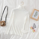 2025 Women Turtleneck Sweater Knitted Soft Pullovers Cashmere Jumpers Basic Solid Soft Sweaters Women Autumn Winter Casual Top
