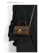 Small Leather Armpit Bags for Women, Chain Shoulder, Crossbody Bag, Ladies Vintage Underarm Handbags, Summer - M & M Global