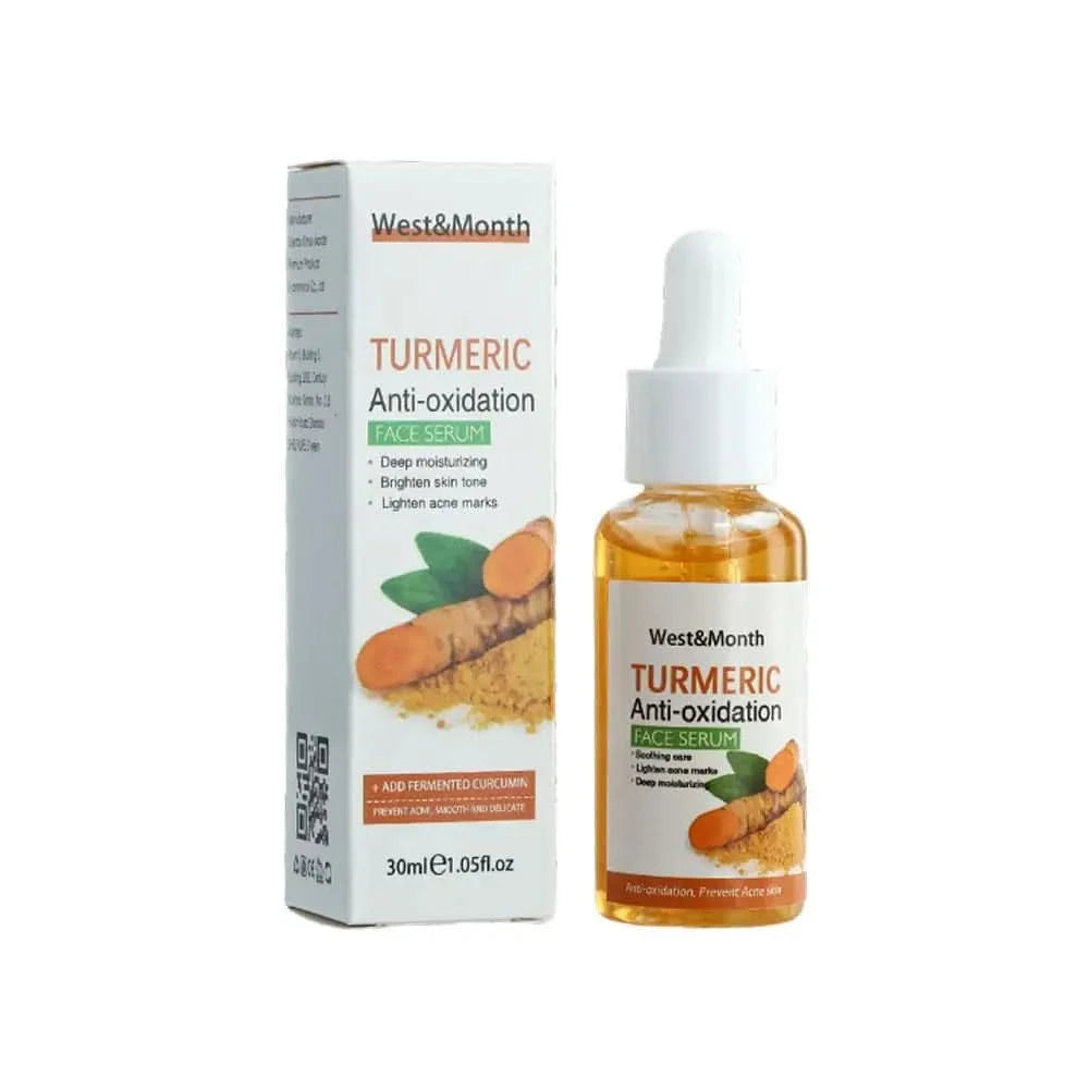 Turmeric Face Whitening Serum Turmeric Anti-oxidation Serum Turmeric Dark Spot Corrector Serum Facial Brighten Turmeric Oil Soap - M & M Global