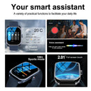 Smart watch, can answer and make calls, has message reminders, compatible with Android and iPhone
