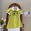 Children's Clothing Sets Korea Short Sleeved Casual Shirt Dress Polo T-shirt+Shorts Sets Sisters Girls Summer Kids Clothes Girls - M & M Global