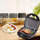 Waffle maker ， 3-in-1 Waffle Machine sandwich maker waffle maker heating electric baking pan steak machine Panini breakfast mach - M & M Global