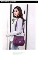 Large Capacity Nylon Crossbody Shoulder Bag for Home Use Middle-Aged And Elderly Women Casual Multi-Socket Slanting Bag - M & M Global