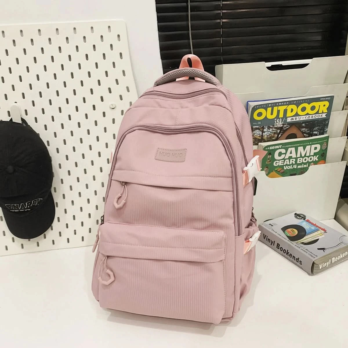 Schoolbag Unisex New Japanese Simple High School Student Junior High School Student Large-Capacity Backpack - M & M Global