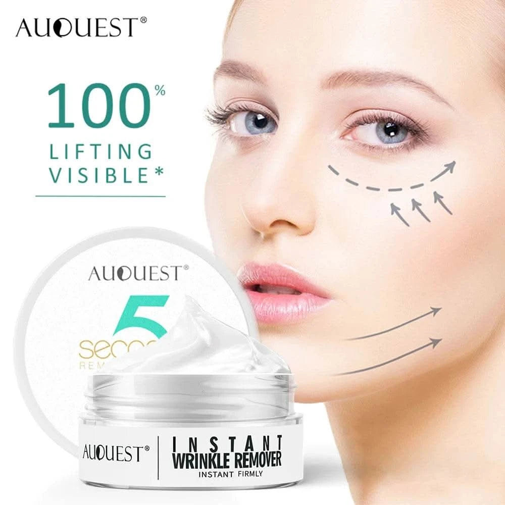 AUQUEST 5 Seconds Instant Anti Wrinkle Face Cream Peptide Anti Aging Lifting Firming Nourish Facial Cream Skin Care - M & M Global