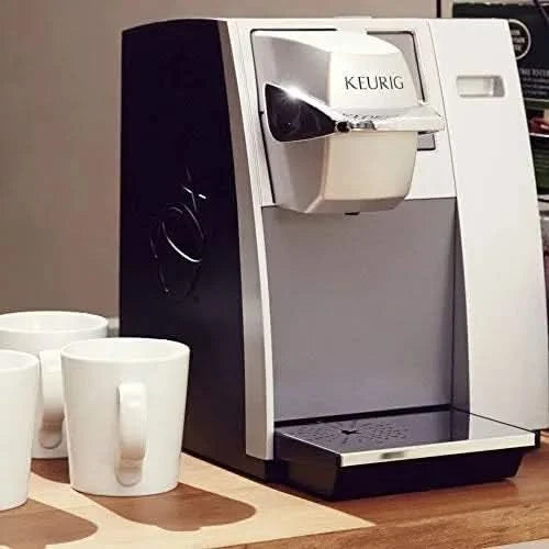 K155 Office Pro Single Cup Commercial K-Cup Pod Coffee Maker, Silver - M & M Global