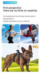 Pocket 4K Mini Camera  Magnetic Wearable Cam with Waterproof Shell WiFi Bike Camera Friendly for Casual Cycling Vlog Home Use - M & M Global