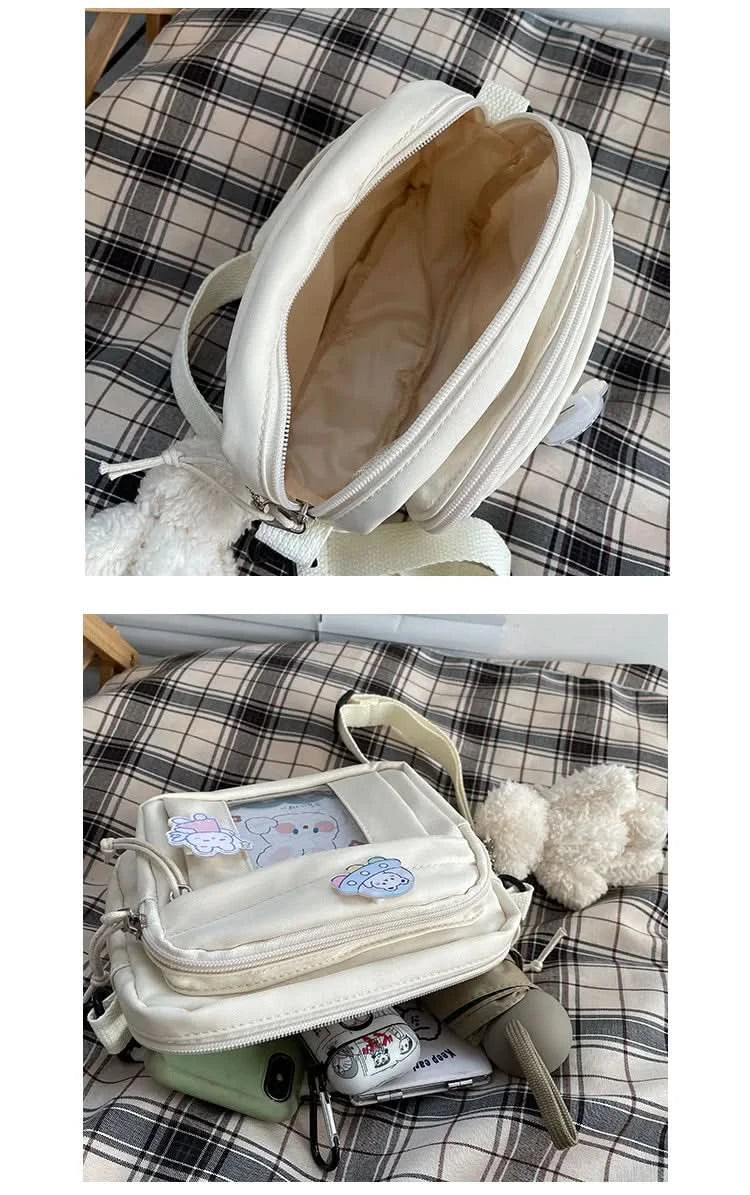 New Kawaii Bag Girls New JK Transparent Bag Small Crossbody Bag For Women Purses and Handbags Shoulder Bag Itabag Bolso - M & M Global
