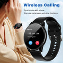 2025 new smart watch, Bluetooth call, message reminder, music playback, shutter control, weather forecast, unisex