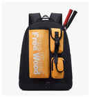 Unisex Tennis Backpack Multifunctional Badminton Racket Bags Large Capacity Sports Bagpack with Shoes Pocket Hold 1-3 Rackets