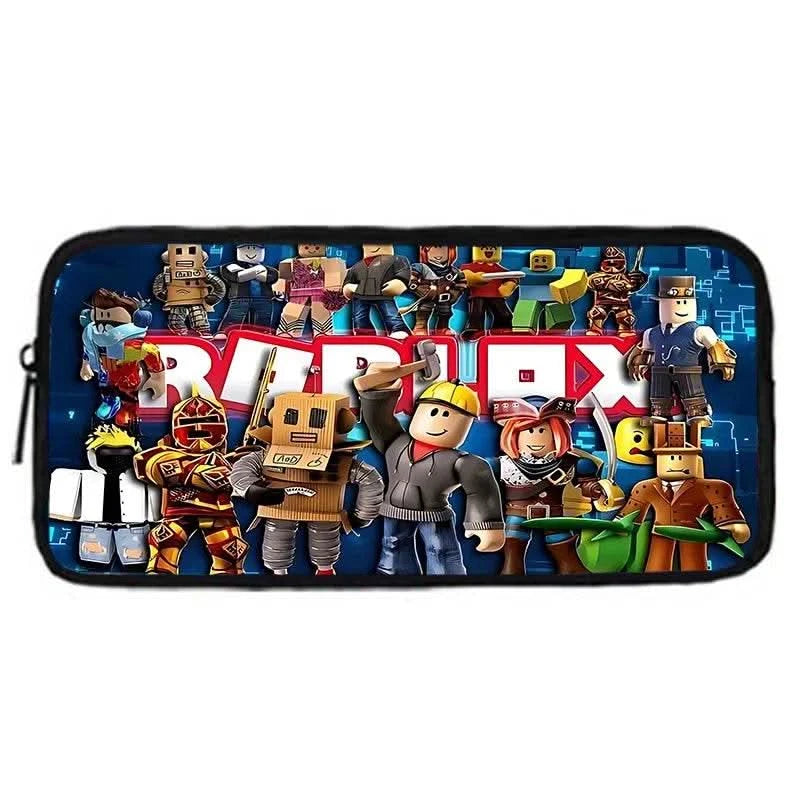 Child School Game R-RobloxS Backpack with Lunch Bags ,Pencil Bags ,School Bags for Boys Girls Best Gift - M & M Global