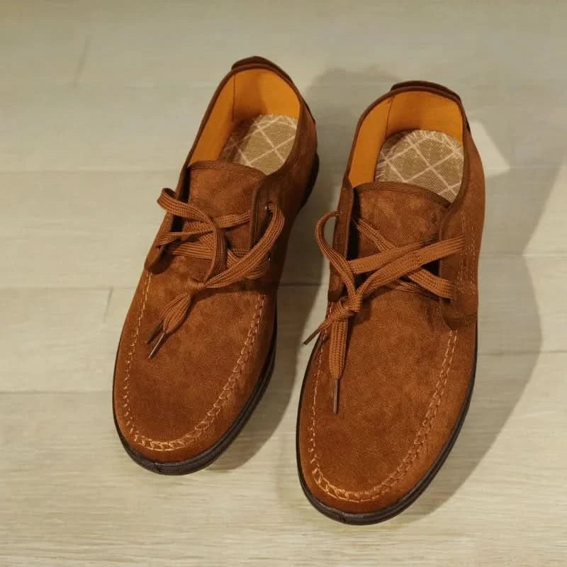Men's Traditional Style Slip-On Loafers - Breathable and Durable Rubber Soles - Plaid and Wear-Resistant, Suitable for Business, Leisure and Outdoor Use - M & M Global
