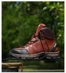 Men’s Steel Toe Work Shoes Widen Metatarsal Protection Puncture-Resistant Slip & Abrasion-Resistant Construction Work Shoes