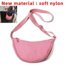 Simple Design Women's Messenger Bag Fashion Ladies Nylon Hobos Small Shoulder Bags Vintage Female Girls Purse Cloth Handbags - M & M Global