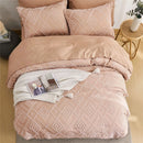 7 Pcs luxury cut flower design Comforter Set, soft microfiber, lightweight and breathable,Bedding Set for all seasons