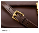 Genuine leather tofu bag large capacity high-end sense one-shoulder armpit commuting practical cowhide crossbody women's bag - M & M Global