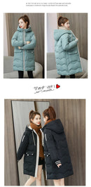 Women's Mid-length 2025 Korean Loose Winter Cotton Coat Thickened Cotton Jacket Bread