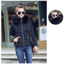 2025 Artificial raccoon fur collar winter jacket women Winter And Autumn Wear High Quality Parkas Outwear Women Coats