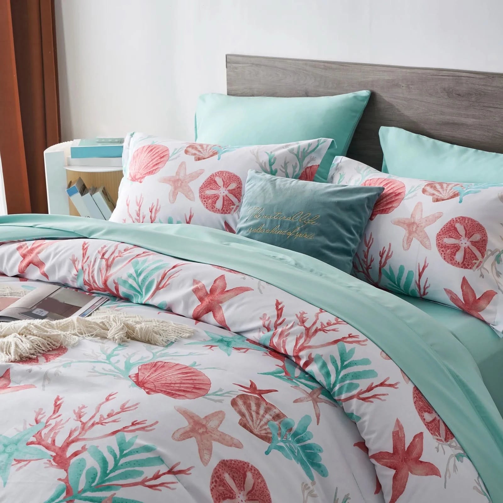 Bed with floral bedding and decorative pillows in a bedroom setting
Microfiber Bedding Set, Queen Comforter Set, Lightweight Comforter, Pinch Pleat Bedding, Quilted Comforter, Solid Color Bedding, Soft Bedding Set, Elegant Bedding, All Season Comforter, Brushed Microfiber, Modern Bedroom Decor, Gift Bedding Set, Fade Resistant Bedding, Cozy Bedding Set, Hotel Style Bedding, Bedroom Essentials, Bed Comforter with Pillowcases, Non-Toxic Bedding, Machine Washable Bedding, Minimalist Bedding
