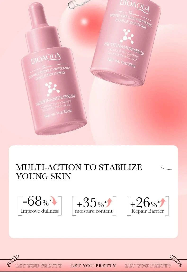 BIOAQUA Vitamin C Retinol Hyaluronic Acid Serum Moisturizing Brightening Hydrating Firming Facial Essence Beauty Face Skin Care - M & M Global
