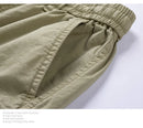 Summer Men Cargo Cotton Shorts Mens Multi Pocket Casual Shorts Spring Mens Jogger Pants Fashion Beach Shorts Dropshipping LZLLTT
