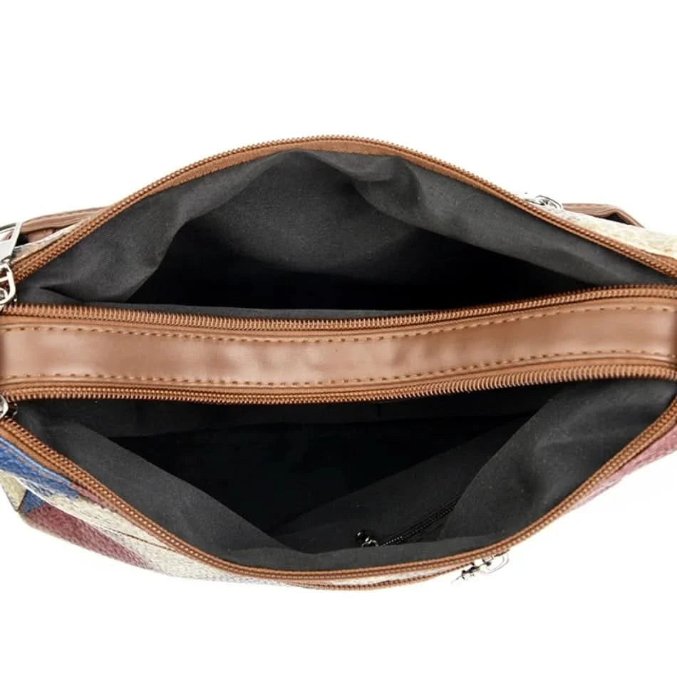 Soft Leather Purses and Handbags Casual Shoulder Crossbody Bags for Women 2024 Vintage Multi-pocket Ladies Messenger Bags Design - M & M Global