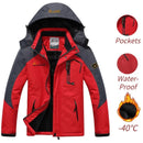 New Winter Parka Men Windbreak Plus Thick Warm Windproof Fur Coats Male Military Hooded Anorak Jackets Men's Winter Jackets