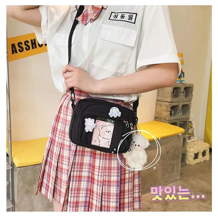 New Kawaii Bag Girls New JK Transparent Bag Small Crossbody Bag For Women Purses and Handbags Shoulder Bag Itabag Bolso - M & M Global