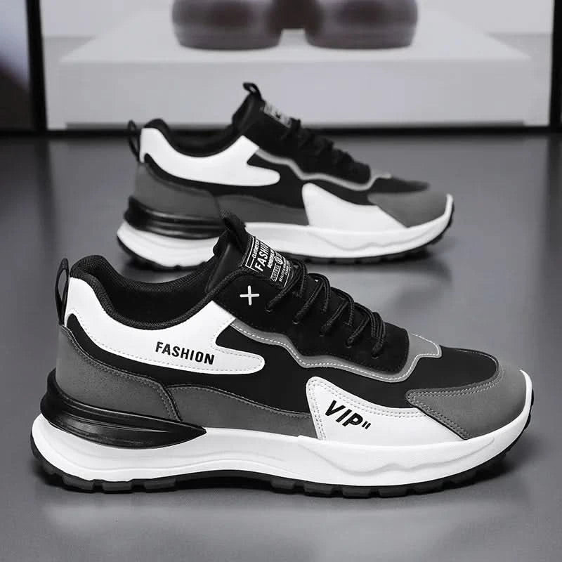 Summer men's new breathable Forrest Gump shoes men's sports shoes Korean version versatile thick sole casual running dad shoes - M & M Global