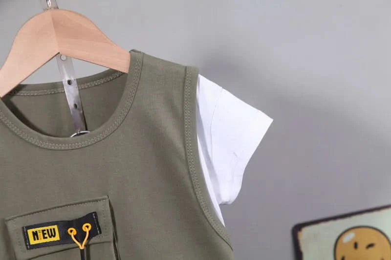 New Summer Baby Girl Clothes Infant Boys Clothing Children Casual T-Shirt Shorts 2Pcs/Set Toddler Sports Costume Kids Tracksuits - M & M Global