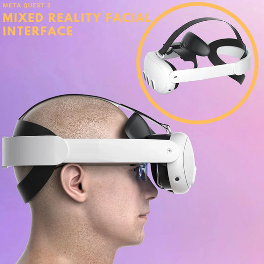 Mixed Reality Facial Interface for Meta Quest 3 Pro Style Facial Interface Open XR Gasket Replacement (Headstrap not Included) - M & M Global
