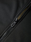 Men's Lambswool Zipper Hoodies Jackets Winter Outdoor Fleece Lining Warm Windproof Hooded Sweatshirts Men Casual Jackets Coats