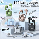 GREATWALL New AI Translation Earphones, In Ear Noise Reduction 5.3 High Definition Sound Quality Sports Fitness Wireless Earphon