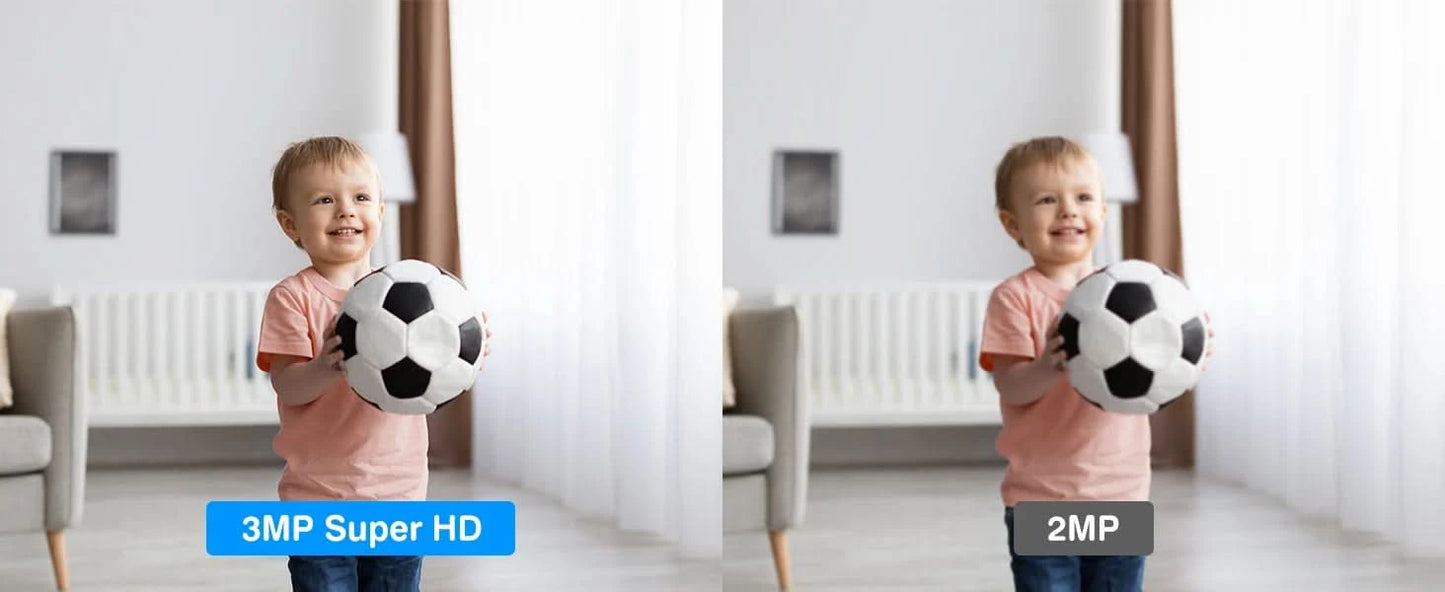Annke 3MP Wifi IP Camera Indoor AI Human Detect Wireless Camera H.264+ P2P Audio Security CCTV Surveillance Camera Baby Monitor