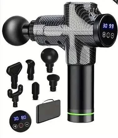 30 Level Massage Gun Fascia Deep Muscle Relax Body Neck Massager Electric Fitness Equipment Noise Reduction Male Female - M & M Global